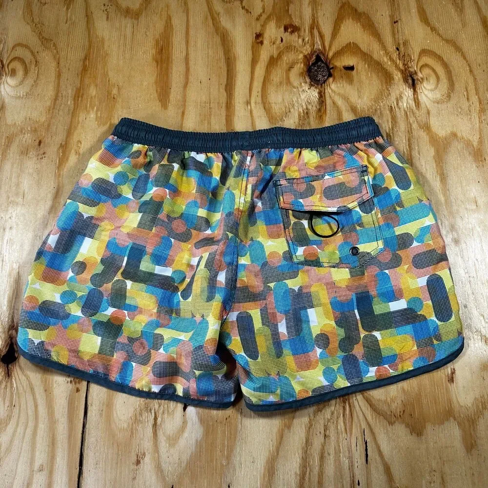 Maamgic Colorful Geometric Swim Trunks